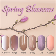 Gelepakke Spring Blossoms - farvede UV/LED geleer